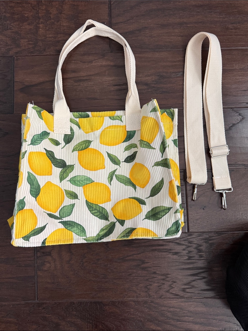 Black Trucker Hat and Lemon Tote - Picture 5 of 13